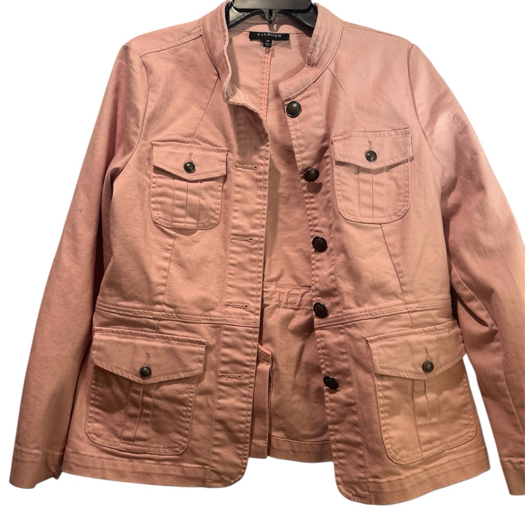 Talbots Pink Utility Jacket
